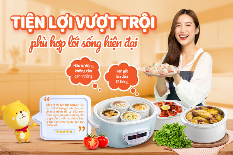 Lựa chọn nồi nấu chậm có chức năng phù hợp với nhu cầu sử dụng