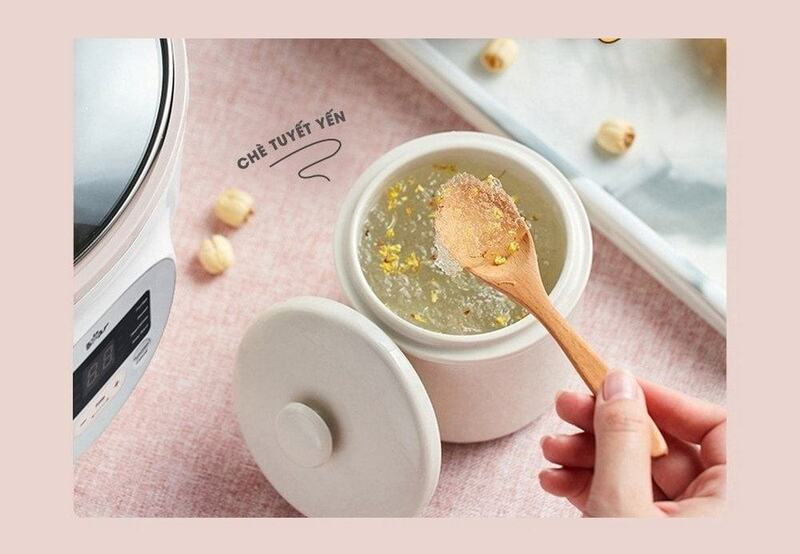 Yến chưng bằng nồi nấu chậm giúp giữ trọn dưỡng chất