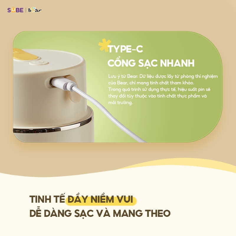 phụ kiện máy xay sinh tố Bear