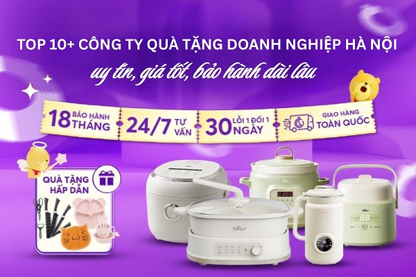 SUBE Việt Nam cung cấp đa dạng các dòng quà tặng doanh nghiệp Hà Nội, đặc biệt là sản phẩm gia dụng Bear, OIDIRE