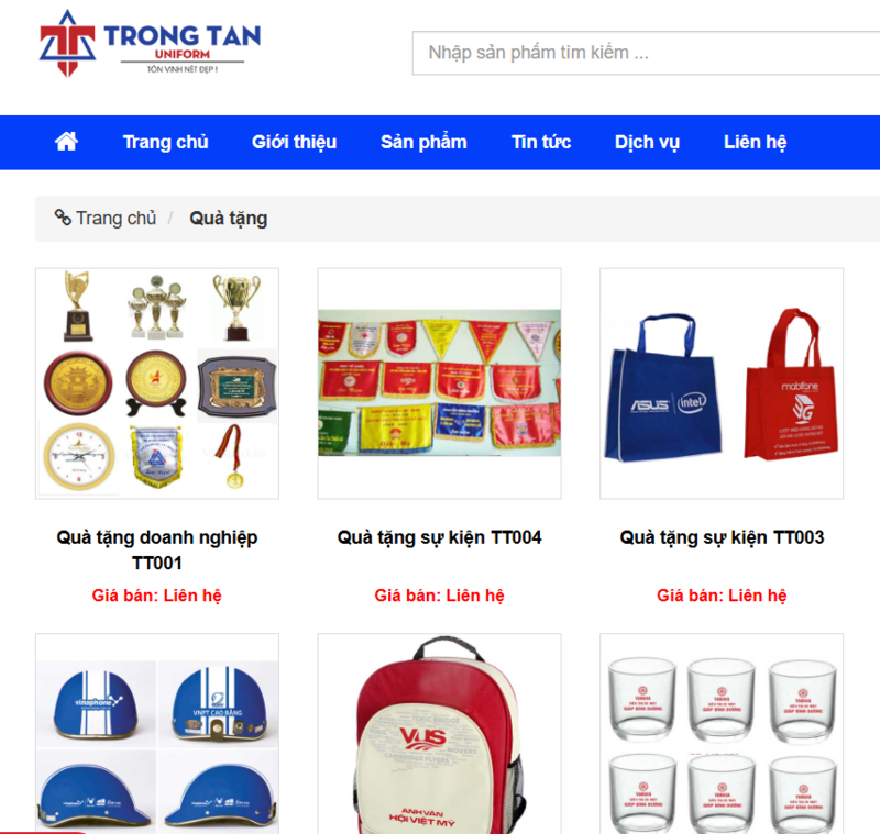 Công ty Trọng Tấn cung cấp quà tặng doanh nghiệp đơn giản