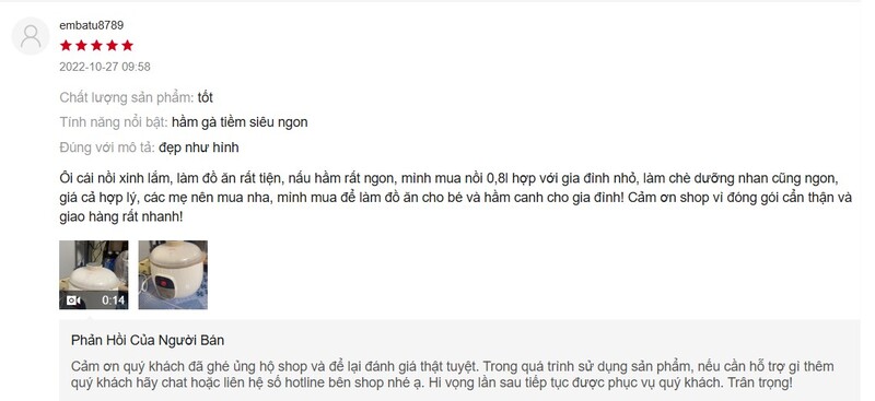  review nồi nấu chậm cho bé