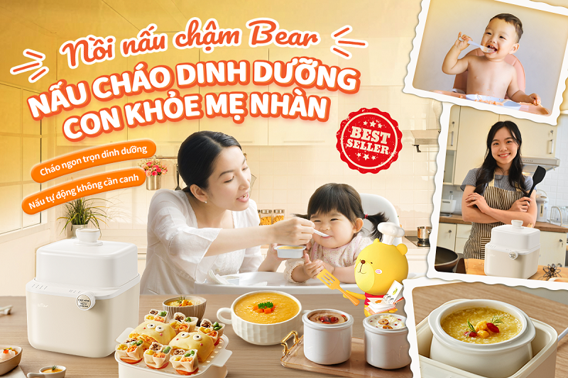 Nồi nấu chậm là chân ái cho các mẹ bỉm sữa