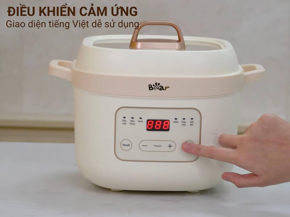 Hầm thịt bằng nồi nấu chậm 
