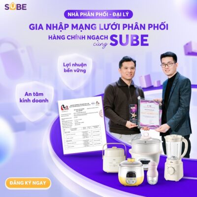 Trở thành đại lý, nhà phân phối của SUBE kinh doanh nồi nấu chậm Bear 